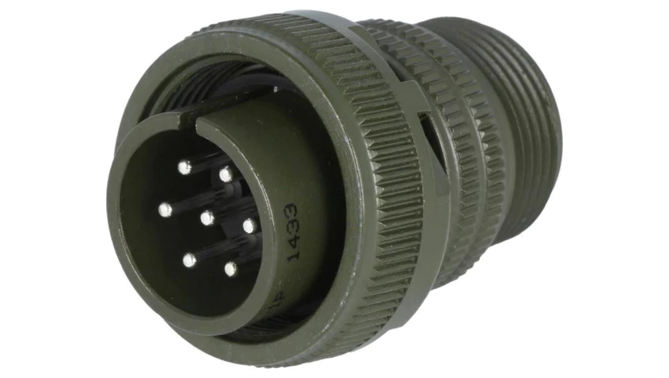 Złącze okrągłe rozmiar 16S MS/DS stop aluminium DS3106A 16S-1P