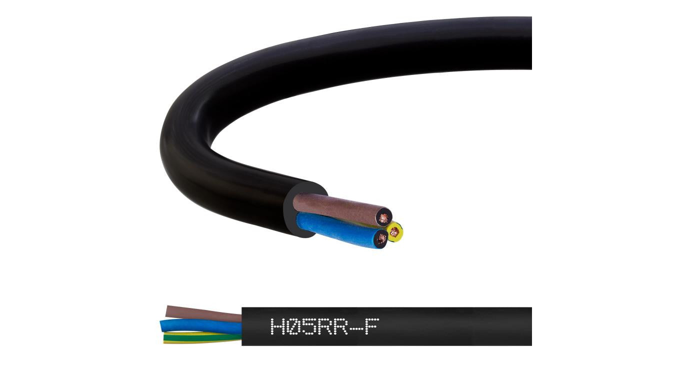 Przewód w gumie H05RR-F / OW 3x2,5 300/500V Elektrokabel /500m/