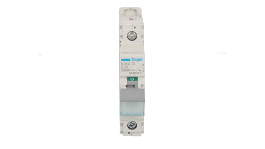 Wyłącznik nadprądowy 1P D 20A 10kA AC NDN120