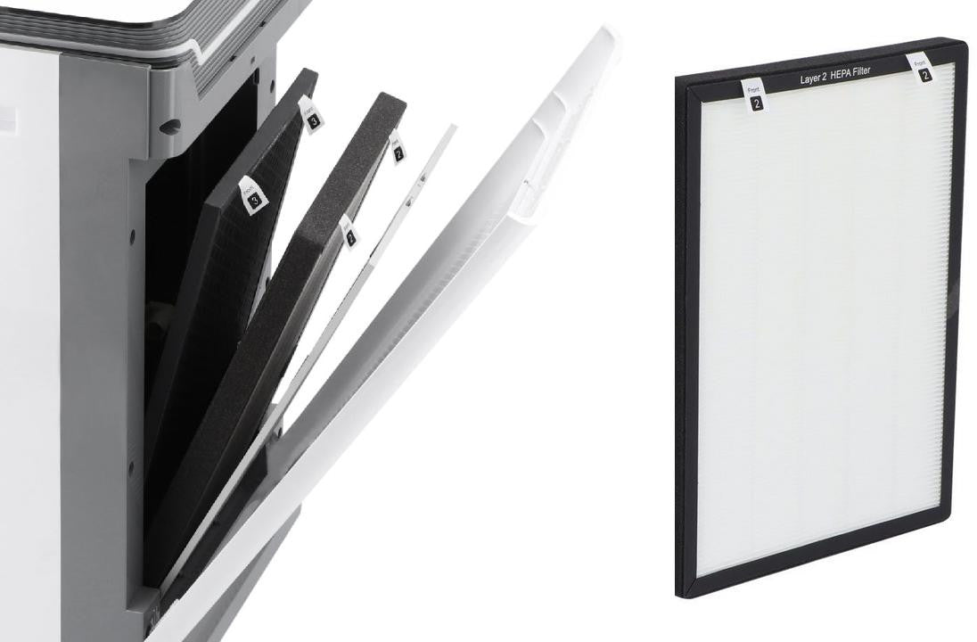 Oczyszczacz powietrza z nawilżaczem Rotenso Qube Q35W R10