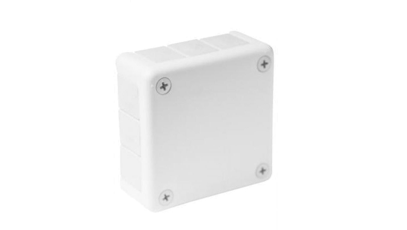 Puszka natynkowa hermetyczna pusta 118x118x46mm IP55 biała