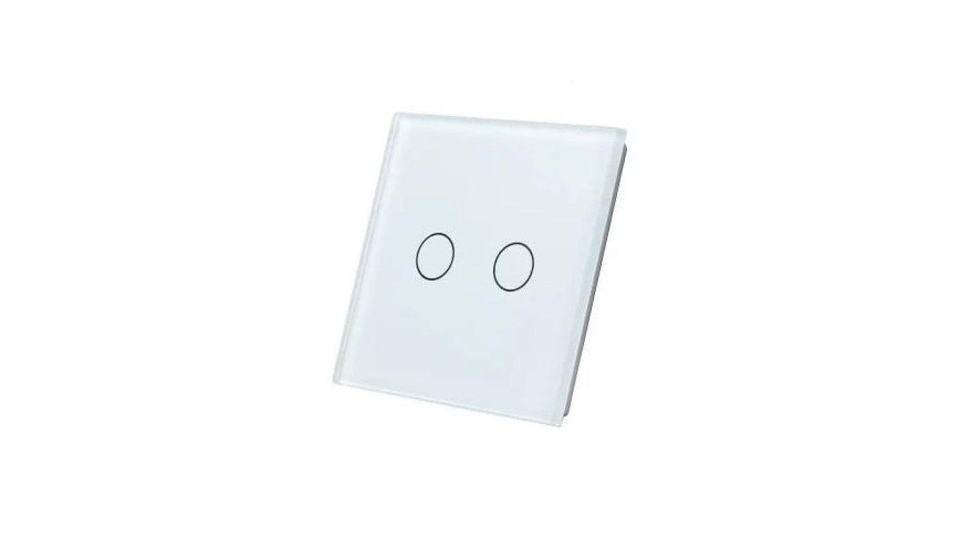 LIVOLO - PANEL SZKLANY PODWÓJNY- BIAŁY