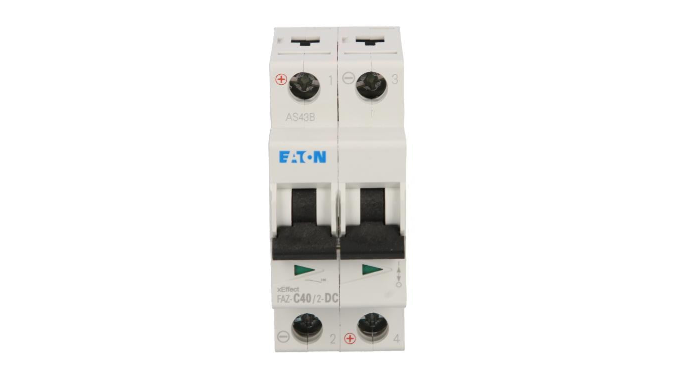 Wyłącznik nadprądowy 2P C 40A 15kA AC FAZ C40/2-DC 279144