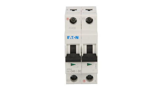 Wyłącznik nadprądowy 2P C 40A 15kA AC FAZ C40/2-DC 279144