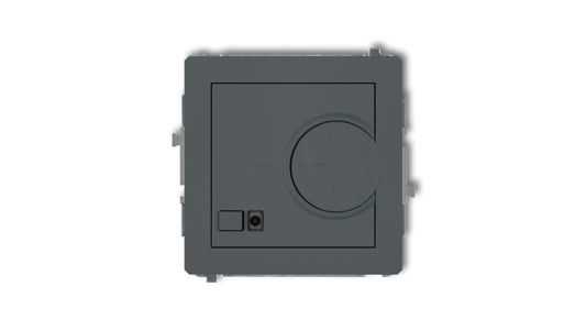 DECO Regulator elektroniczny temperatury z czujnikiem powietrznym grafitowy mat 28DRT-2