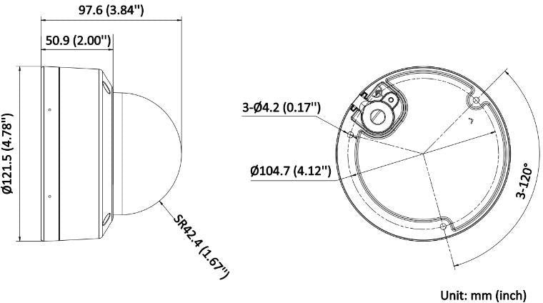 Kamera IP Hikvision DS-2CD1127G2H-LIU 2.8mm PL