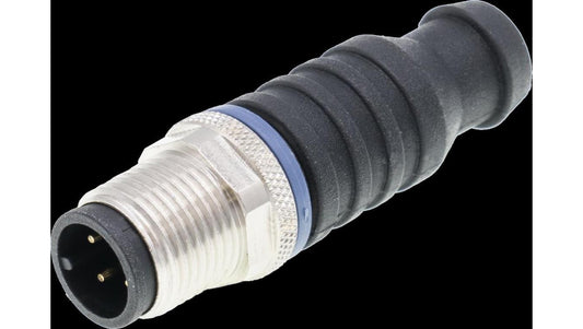 Złącze kablowe, -PIN 1/4 zmostkowany, prosty, złącze symulacyjne, Kontakty złożone, M12 Męskie 4-PIN VK000035