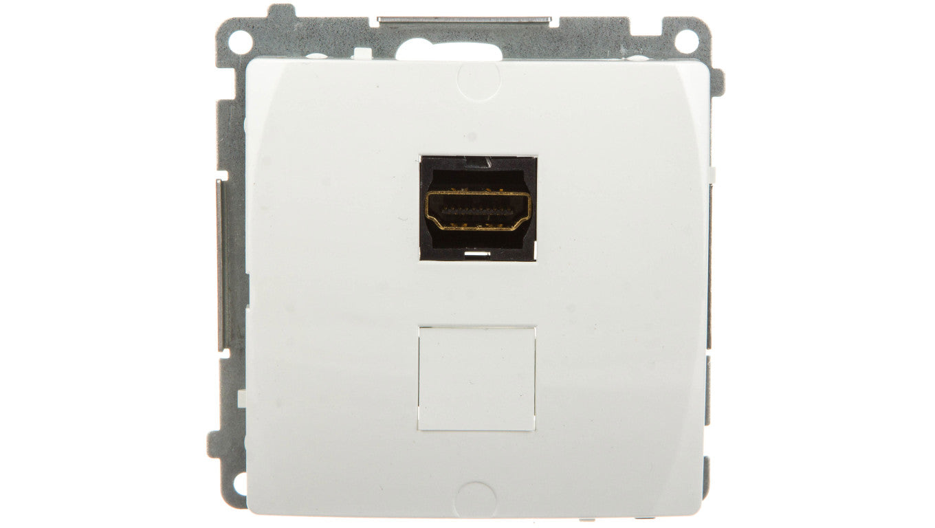 Simon Basic Gniazdo HDMI białe BMGHDMI.01/11