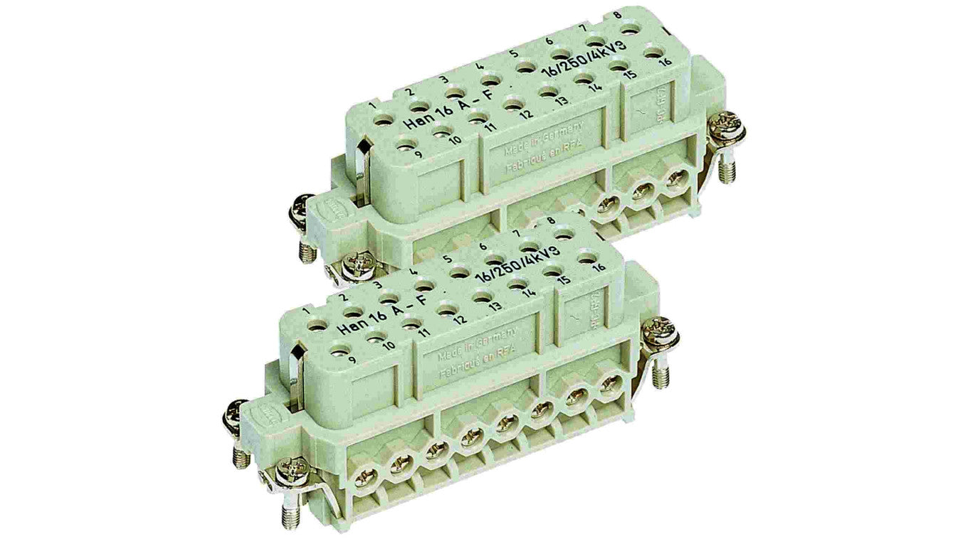 Złącze HAN prostokątne żeńskie 32-PIN 16A 250V 9200162813