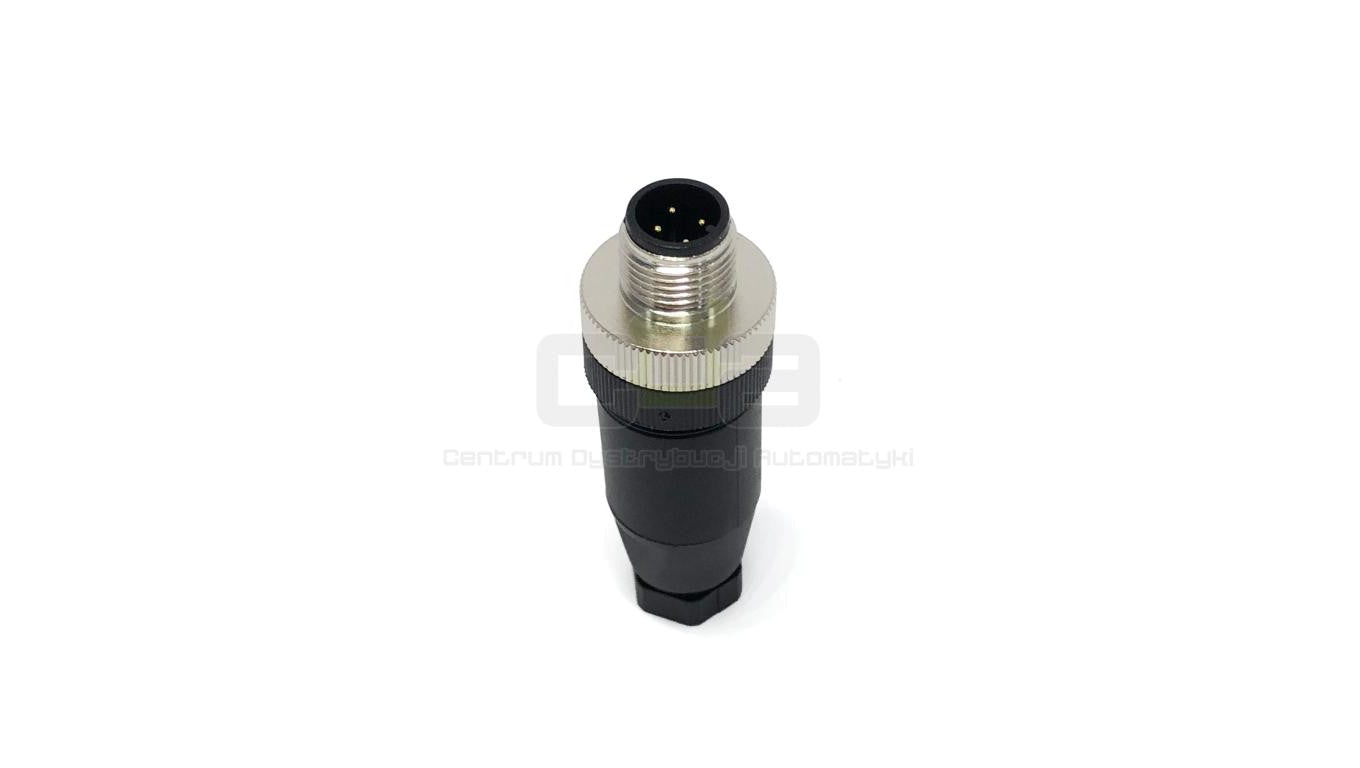Wtyczka prosta do czujnika M12 4PIN męska