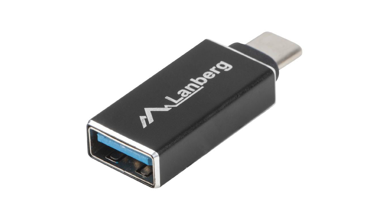 Adapter OTG Przejściówka USB 3.1 A / typ-C (gniazdo / wtyk) Lanberg