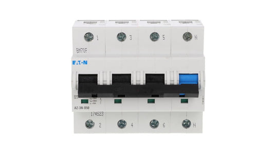 Wyłącznik nadprądowy 3P+N B 50A 25kA AC AZ-3N-B50 174523