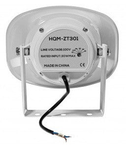 GŁOŚNIK TUBOWY HQM-ZT301 30W 100V BIAŁY